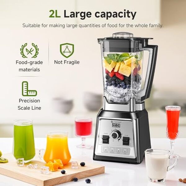 Découvrez le test complet du blender AMZCHEF 2000W, ses performances et sa polyvalence pour toutes vos recettes. Comparez ses avantages pour choisir le meilleur appareil pour votre cuisine.