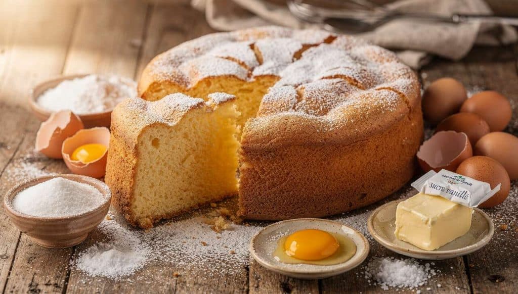Recette traditionnelle du gâteau de Savoie