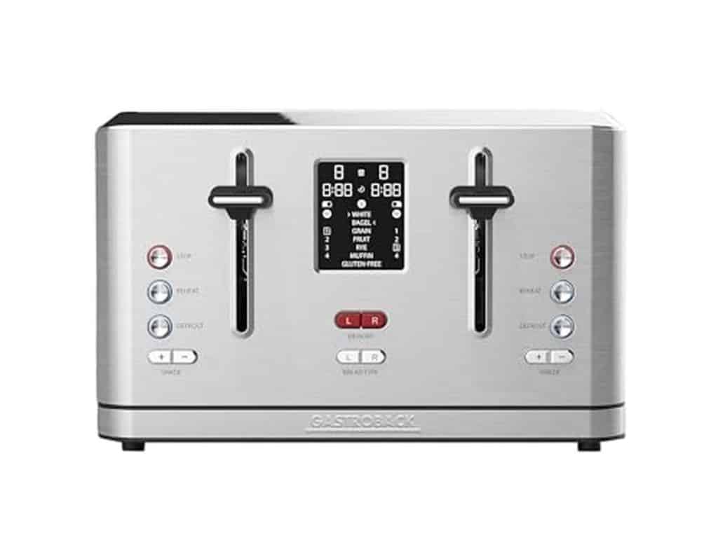 Test : grille-pain digital Gastroback 42396, 4 tranches et 7 programmes