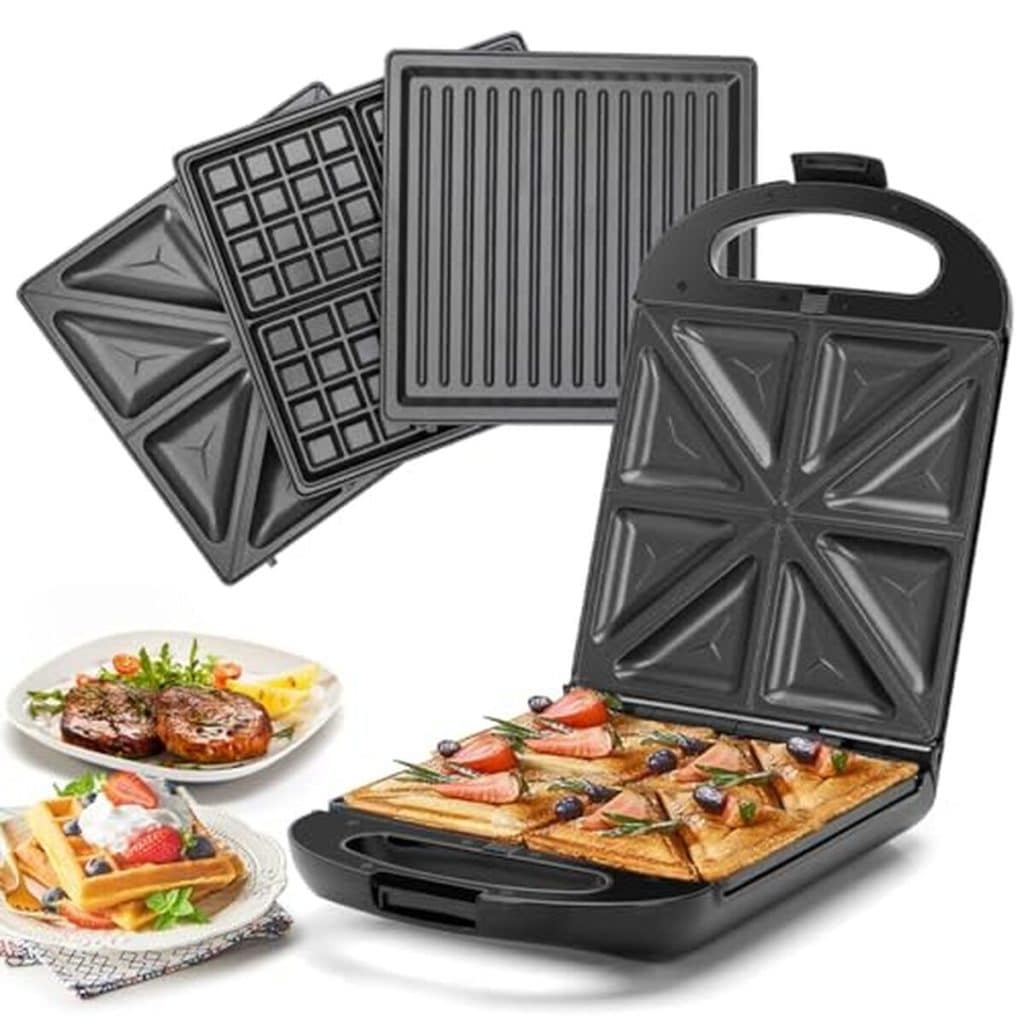 Test : taylor Swoden Bruno - appareil 3 en 1 pour sandwiches et gaufres, 1200W