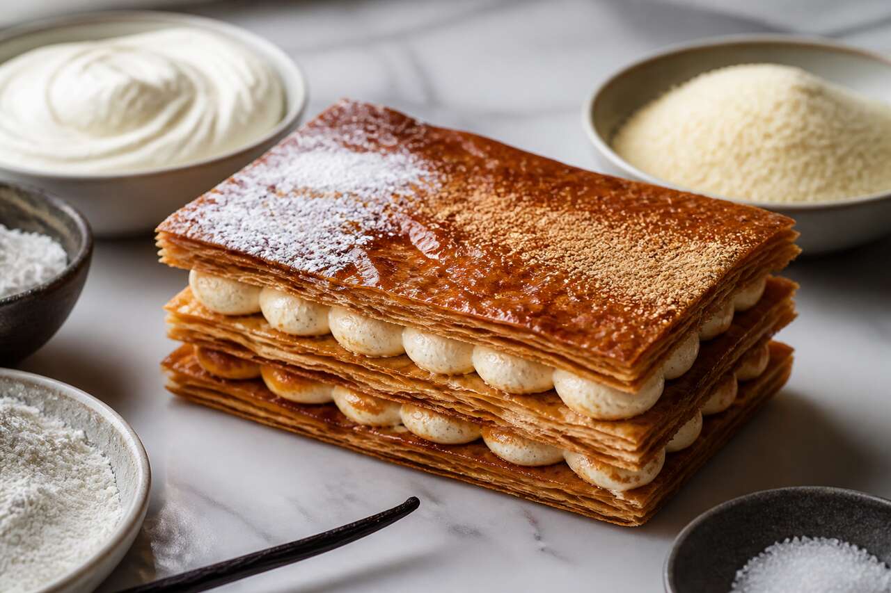 Recette du Kosmik, le millefeuille de Christophe Michalak