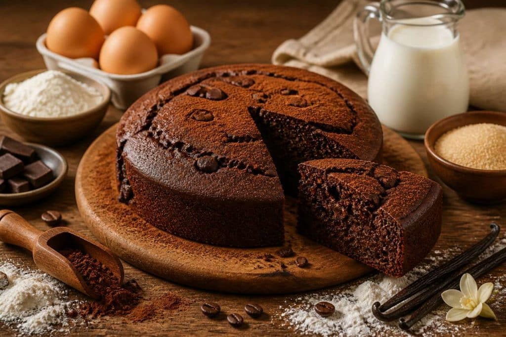 Recette du cake au chocolat moelleux et facile