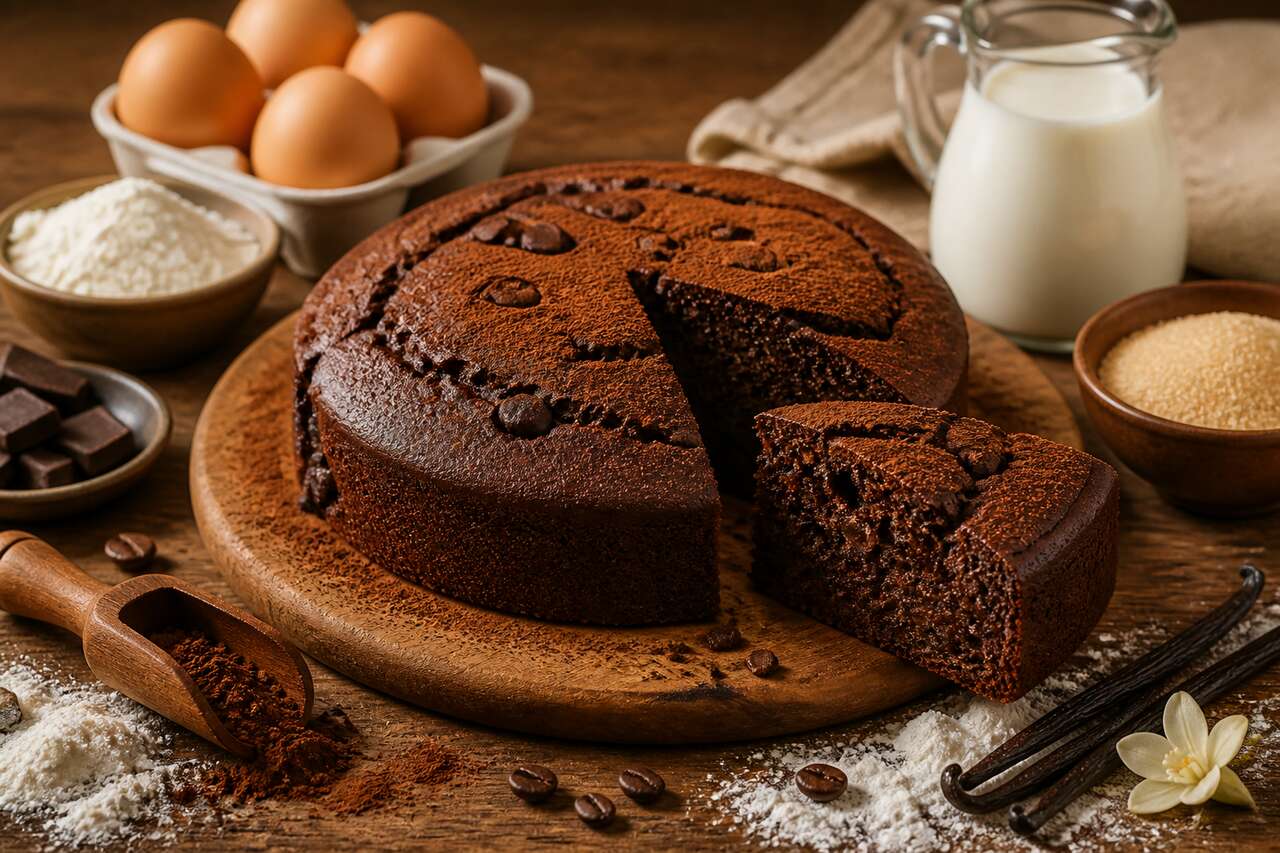 Recette du cake au chocolat moelleux et facile