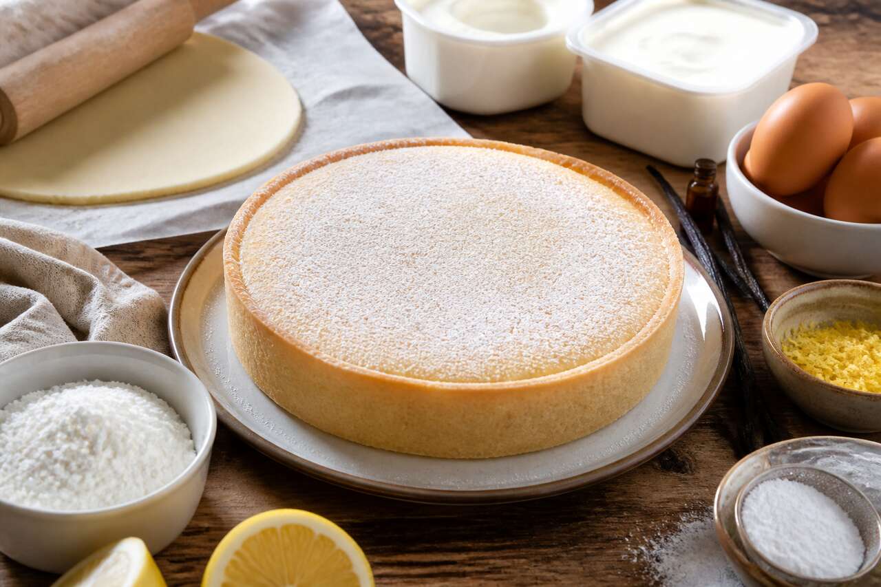 Recette de tarte au fromage blanc