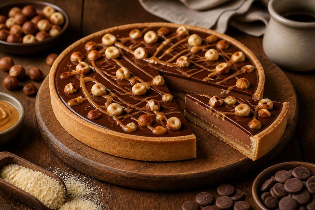Recette de la tarte gianduja de Cyril Lignac