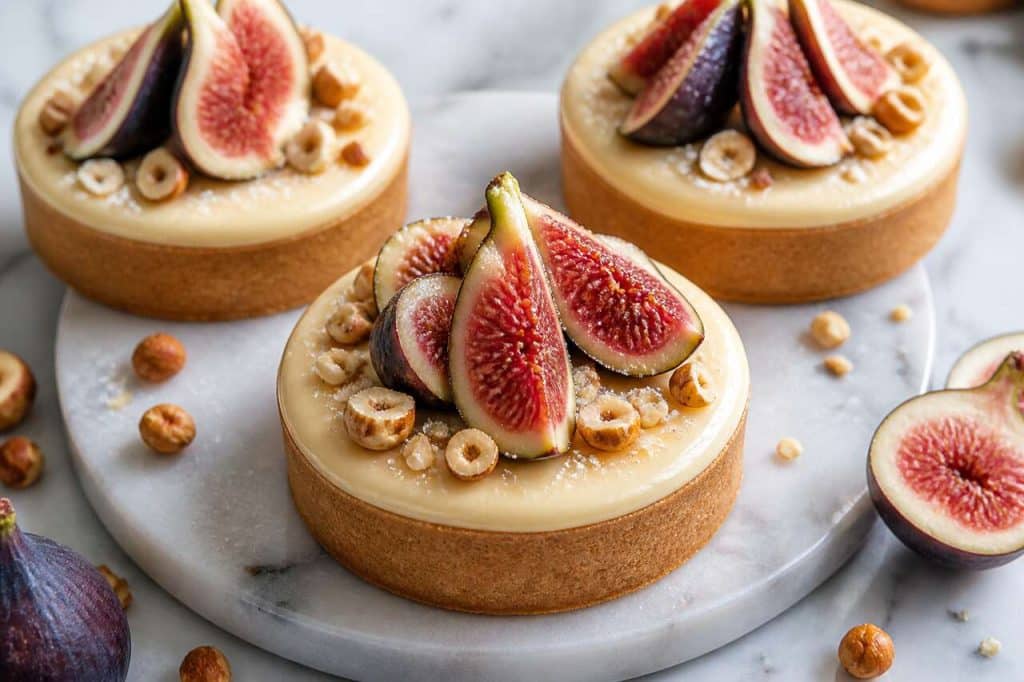 Tartelettes aux figues et praliné de Thierry Mulhaupt