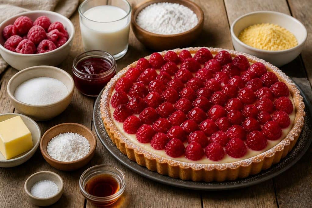 La meilleure recette de tarte aux framboises