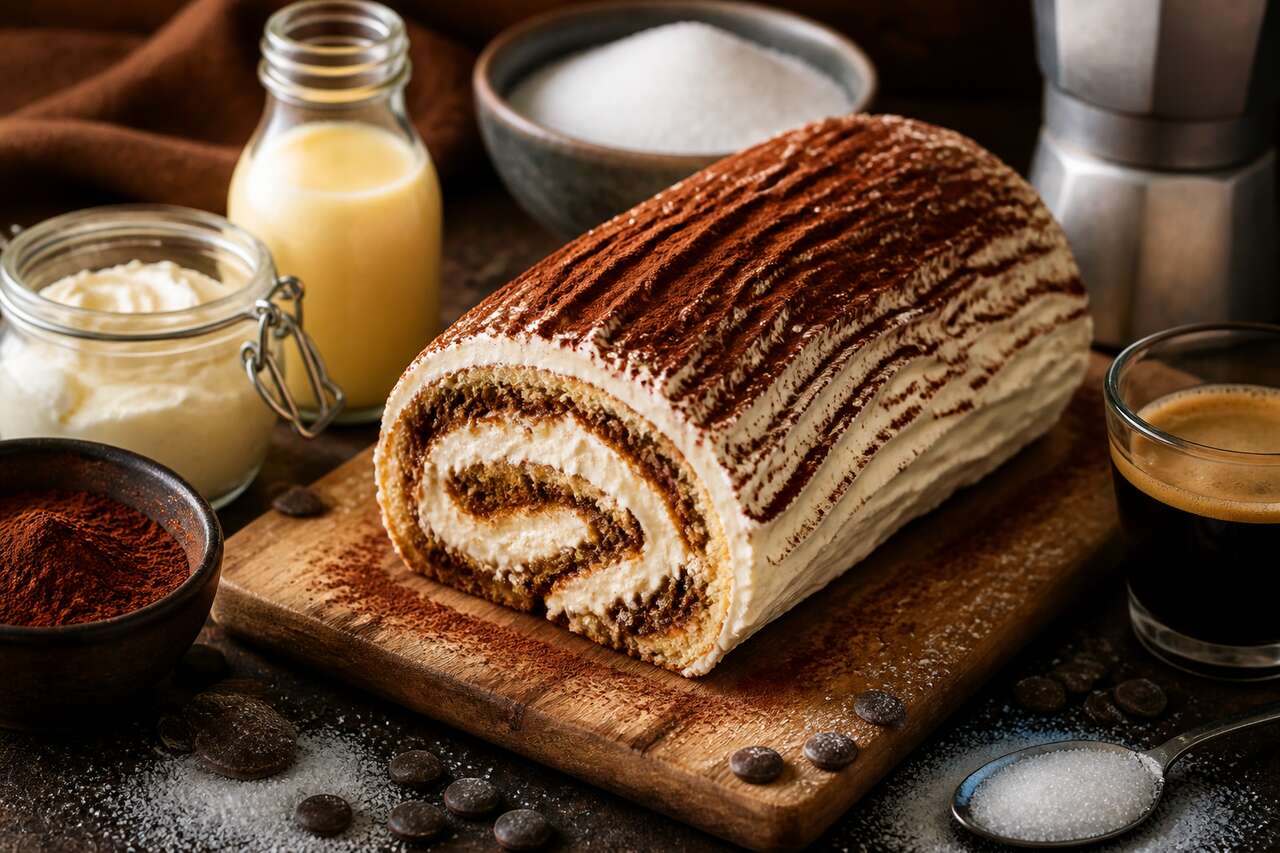 Recette de bûche façon tiramisu