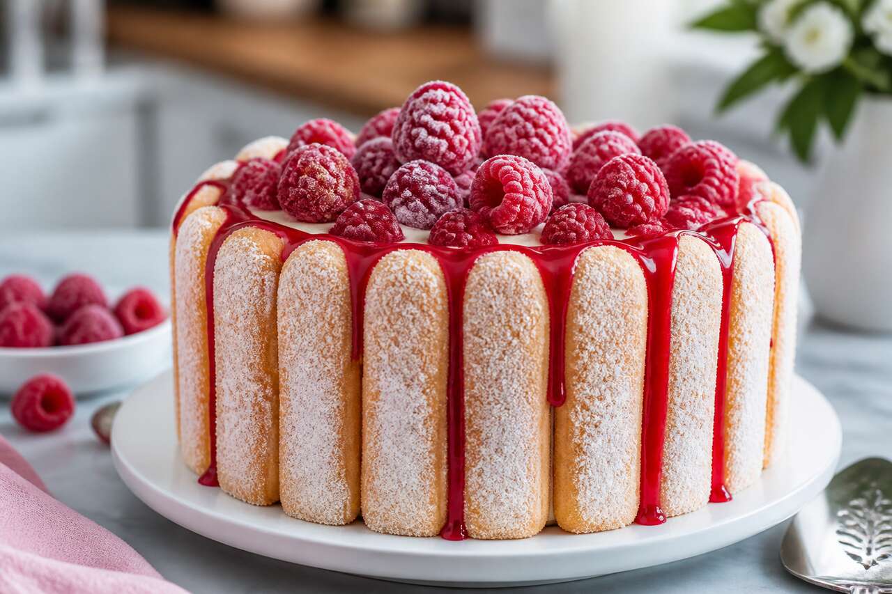 Recette de charlotte à la framboise