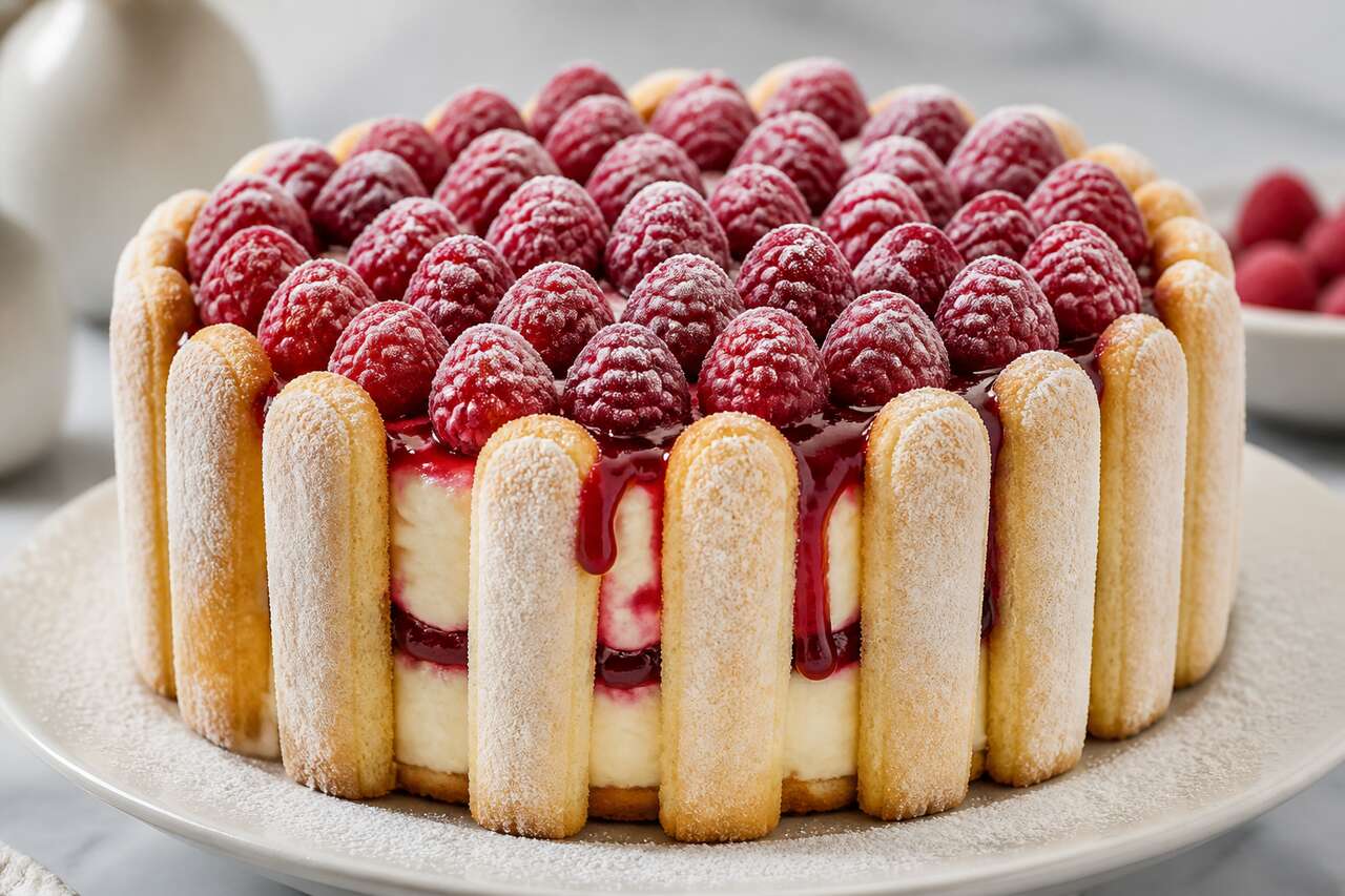 Recette de charlotte aux framboises
