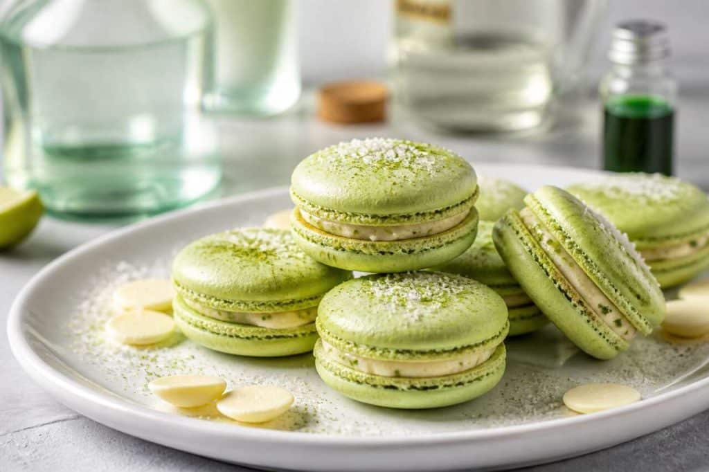 Recette de macarons mojito