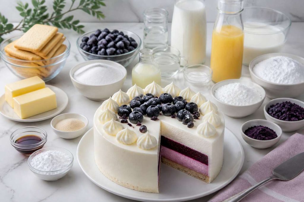 Recette d'entremets vanille et myrtilles
