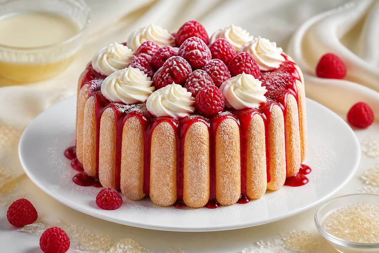 Recette de charlotte aux framboises
