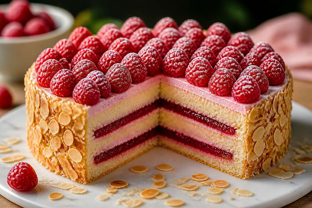 Recette du framboisier de Christophe Michalak