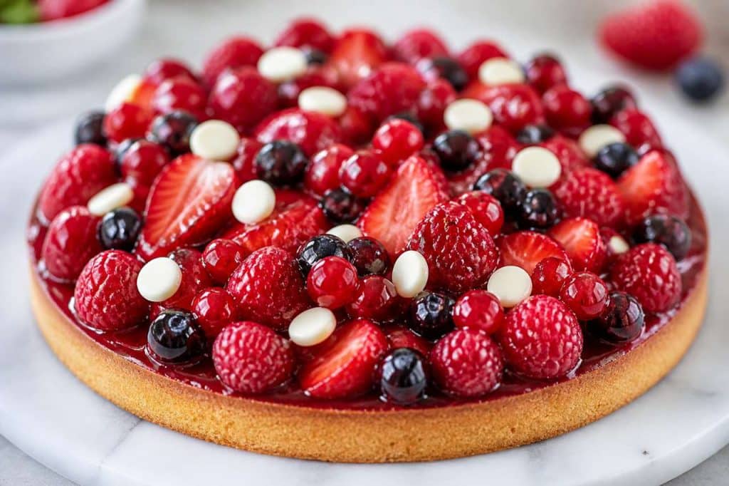 Tarte aux fruits rouges façon Christophe Michalak