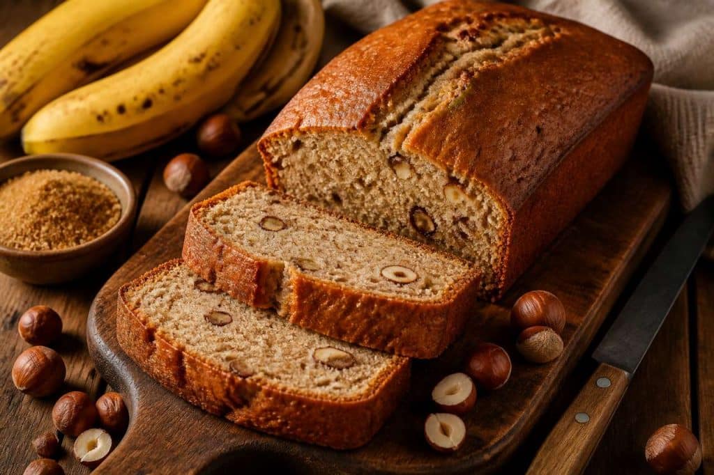 Recette du banana bread à la noisette