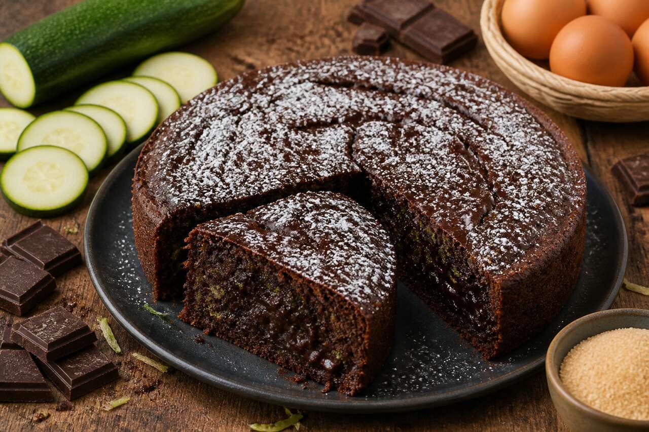 Fondant au chocolat et courgette sans beurre : la recette légère et gourmande