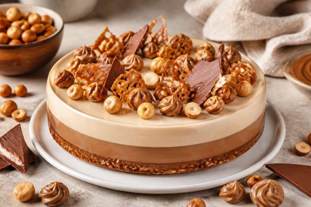 Recette de l'entremets noisette de Cyril Lignac