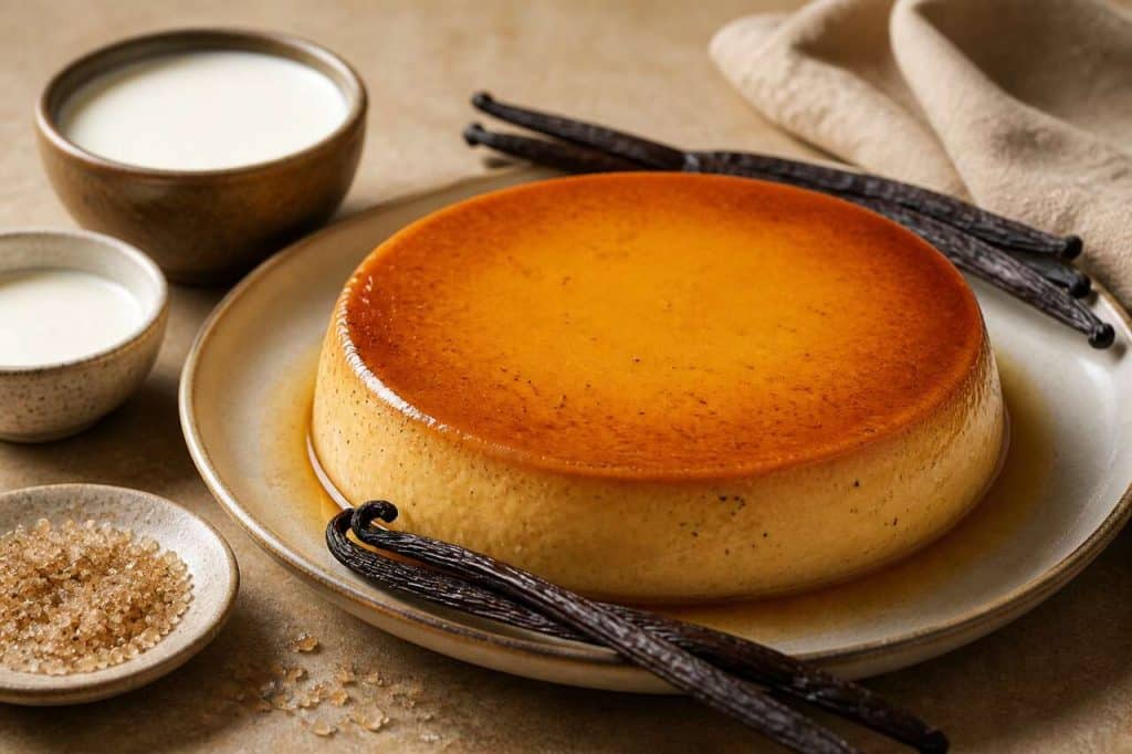 Recette du flan à la vanille de Nicolas Paciello