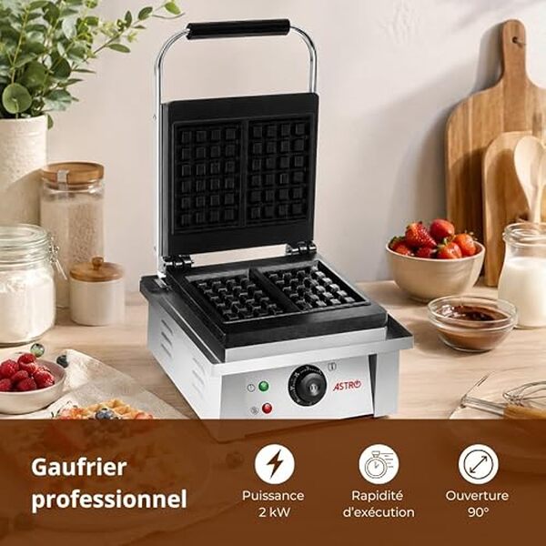 Découvrez notre test détaillé du gaufrier électrique Astro 2 kW : performances, avantages et verdict pour bien choisir votre appareil.