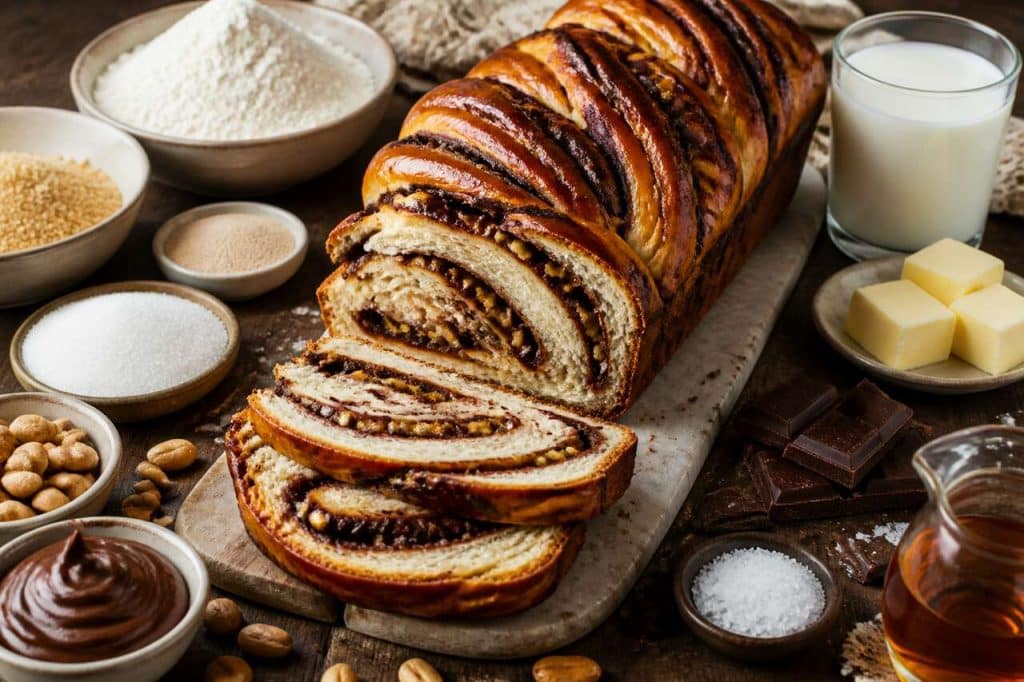 Recette de babka choco-cacahuète inspirée de The French Bastards