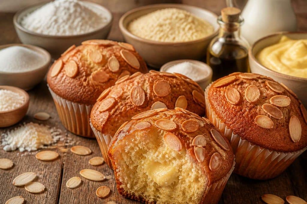 Recette de muffins à la frangipane moelleux et gourmands