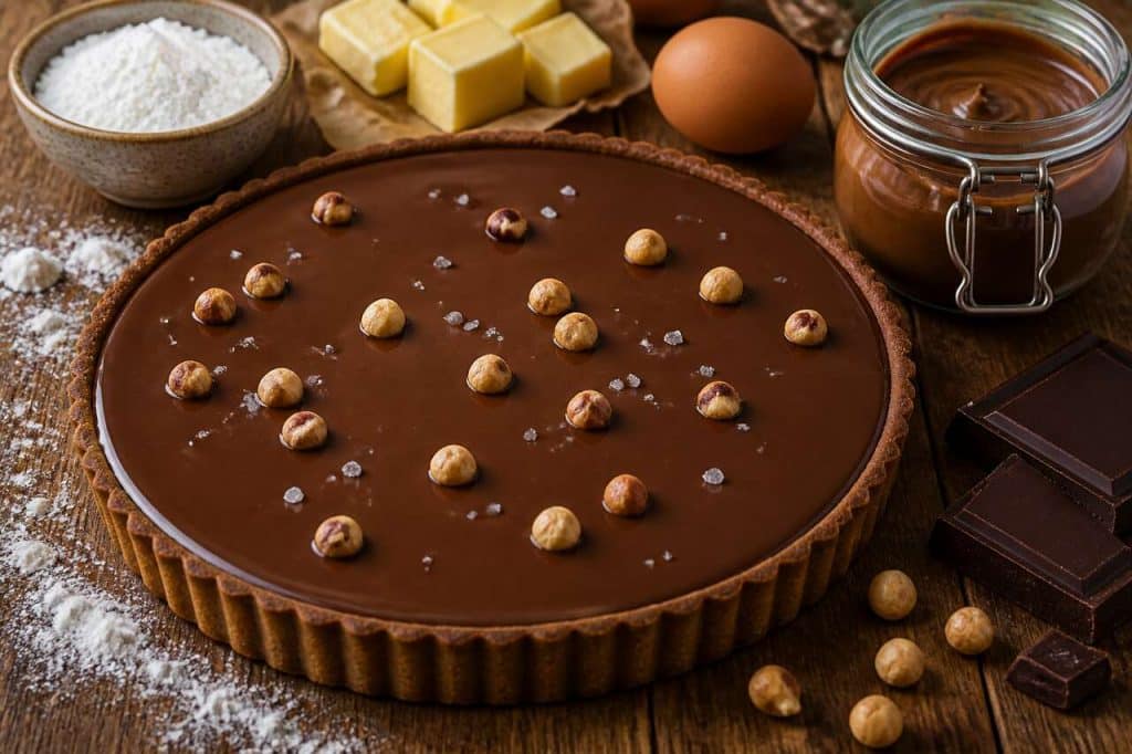 Recette de tarte au gianduja