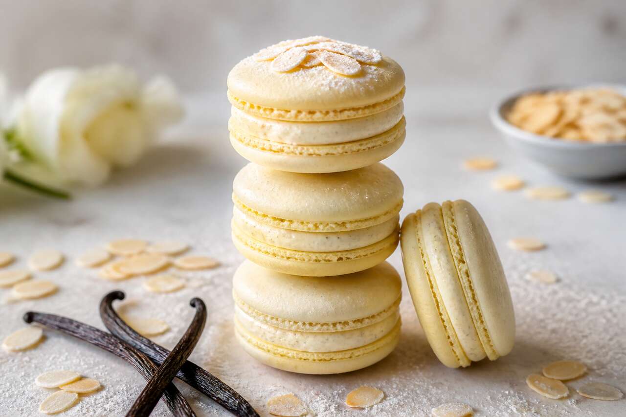 Recette de macarons à la vanille