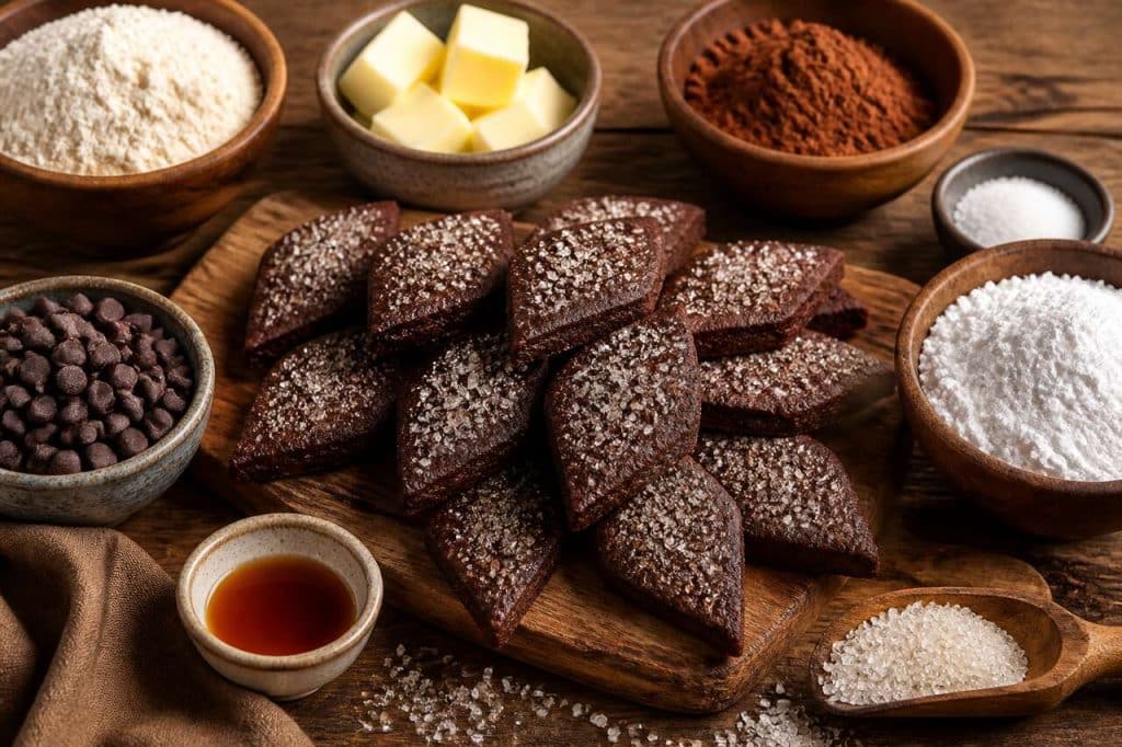 Recette des diamants au chocolat croustillants et fondants