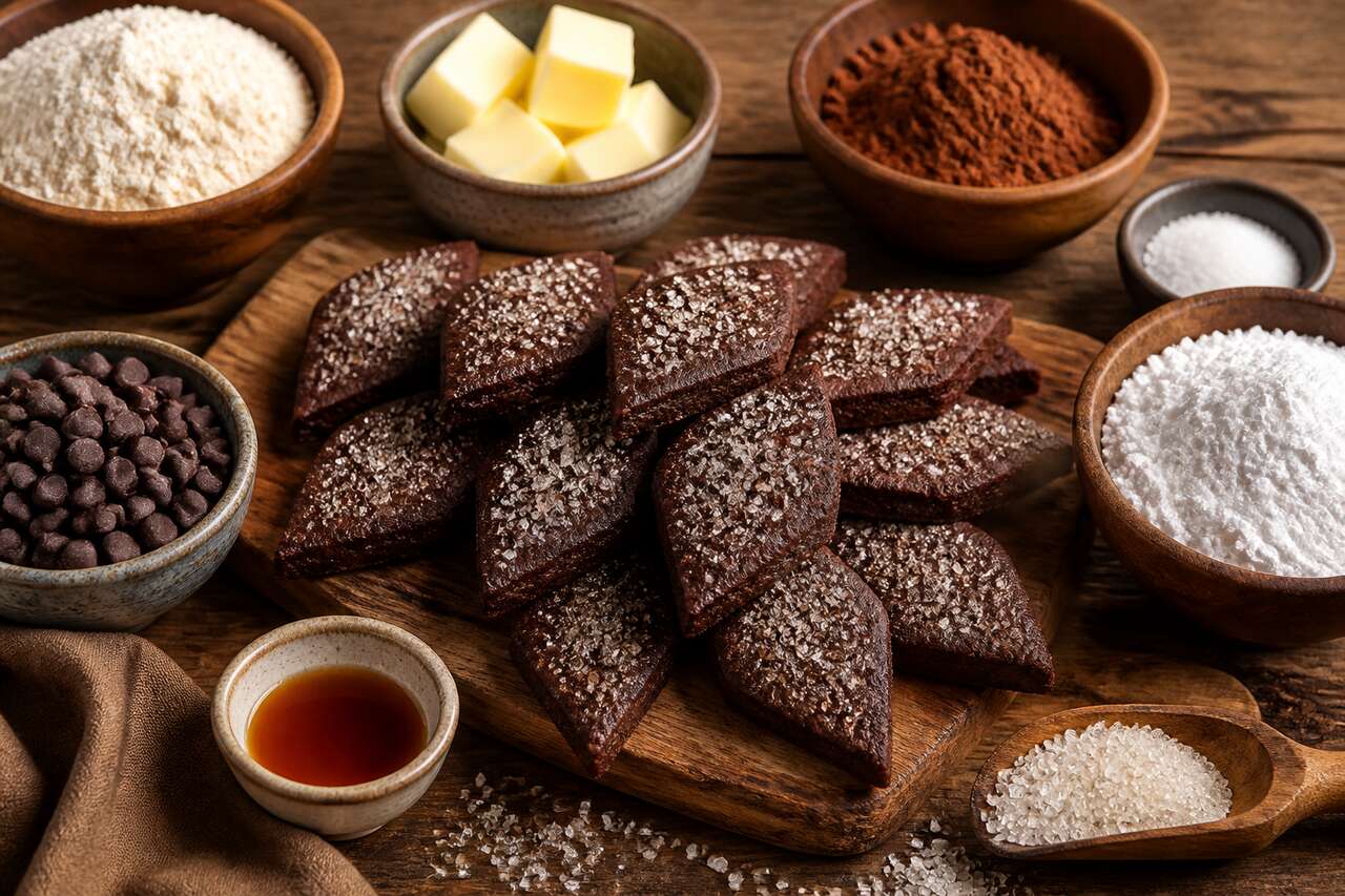 Recette des diamants au chocolat croustillants et fondants