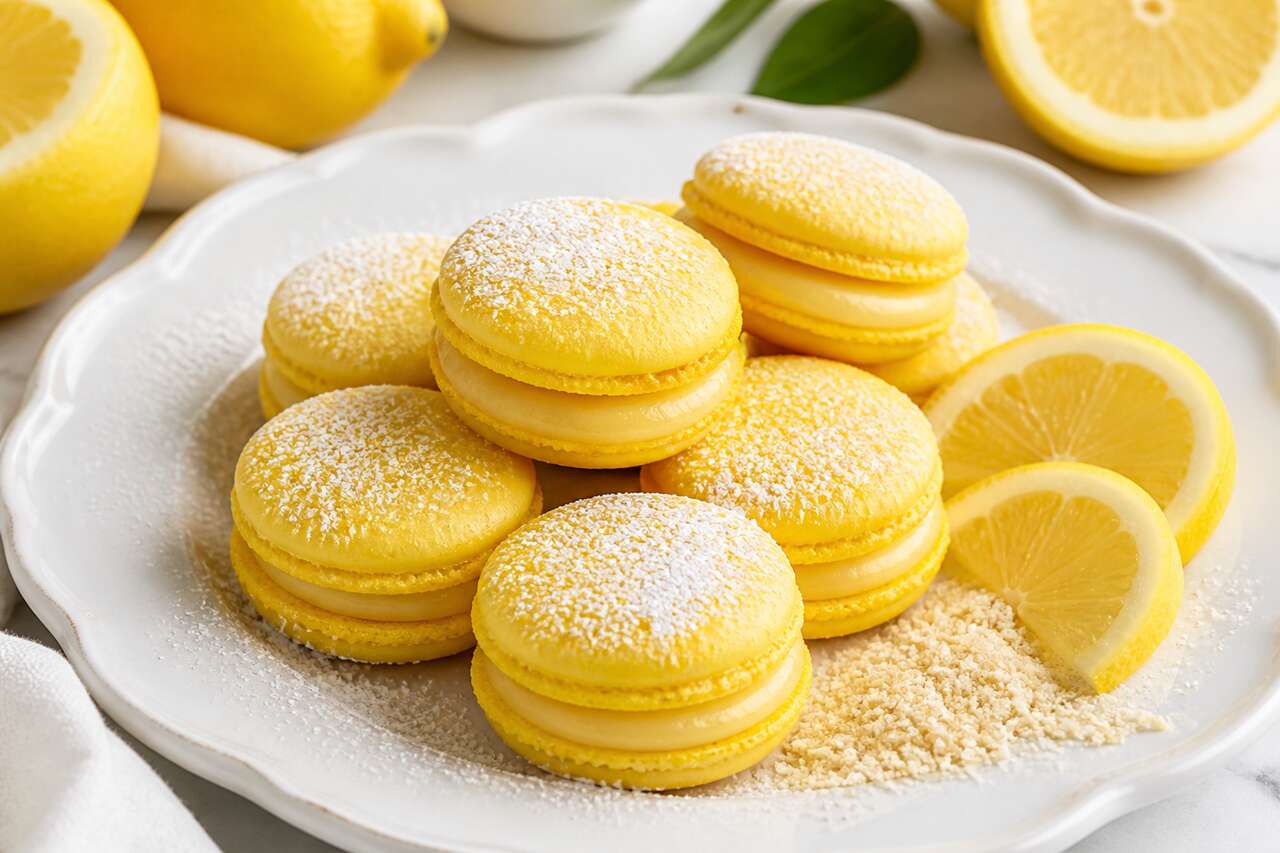 Recette de macarons au citron
