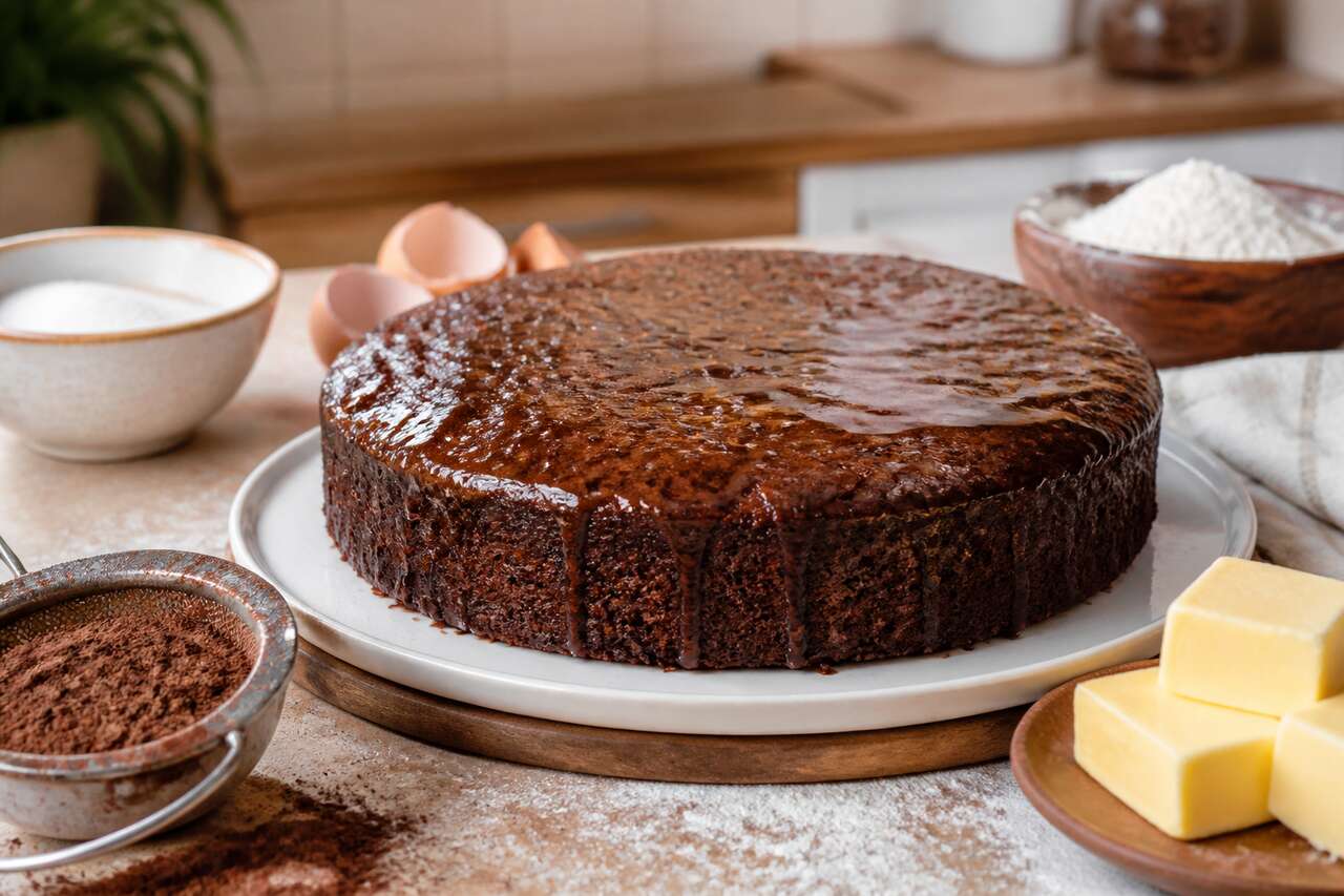 Recette de la génoise au chocolat facile et moelleuse