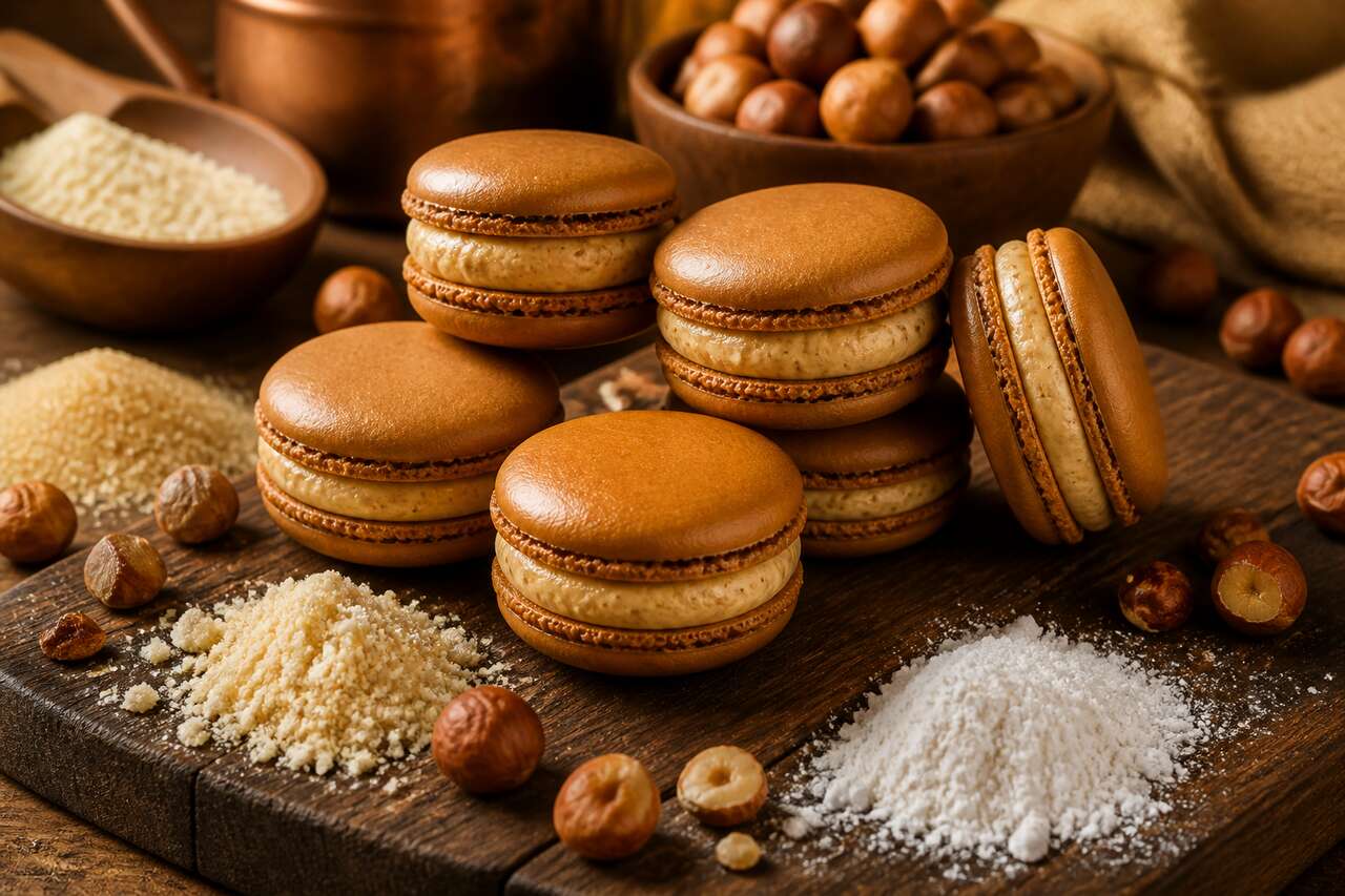 Recette de macarons au praliné