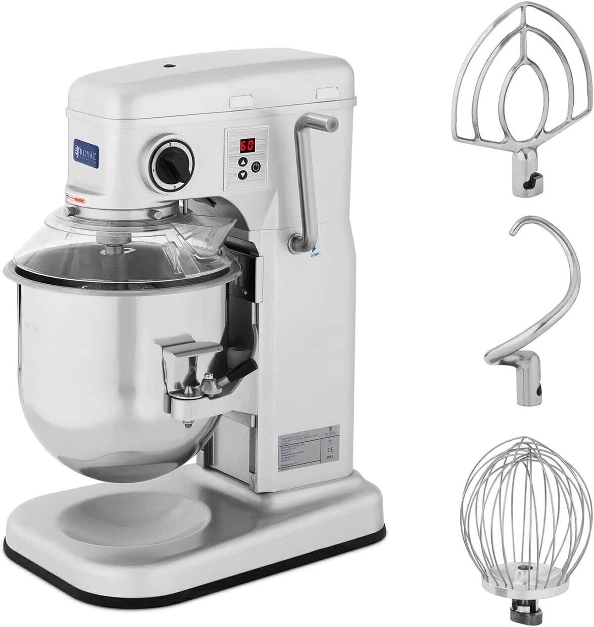 Test du pétrin Royal Catering RCPM-10, 1b : puissance et capacité