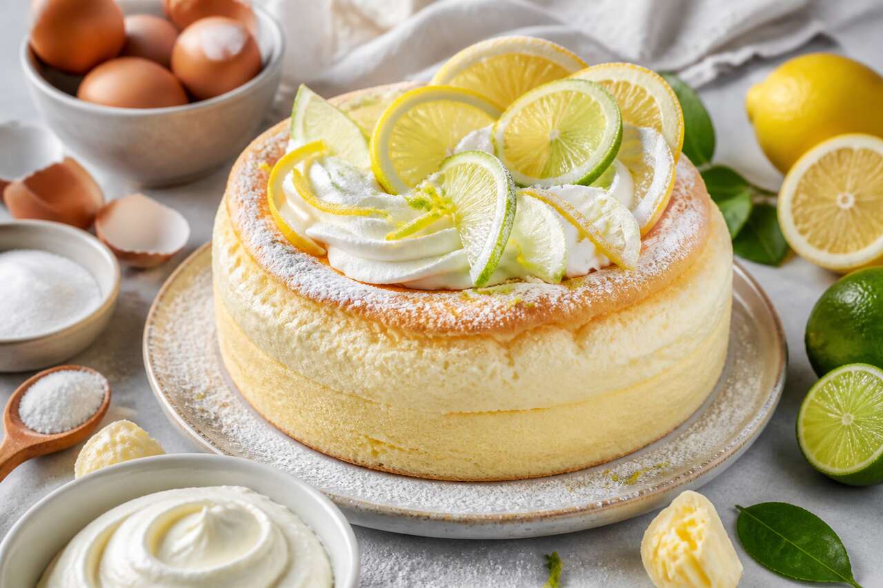 Recette du gâteau nuage aux 2 citrons
