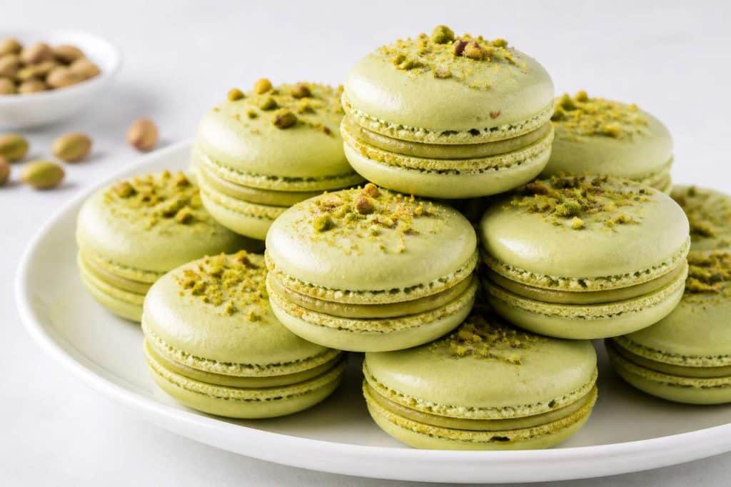 Recette de macarons à la pistache