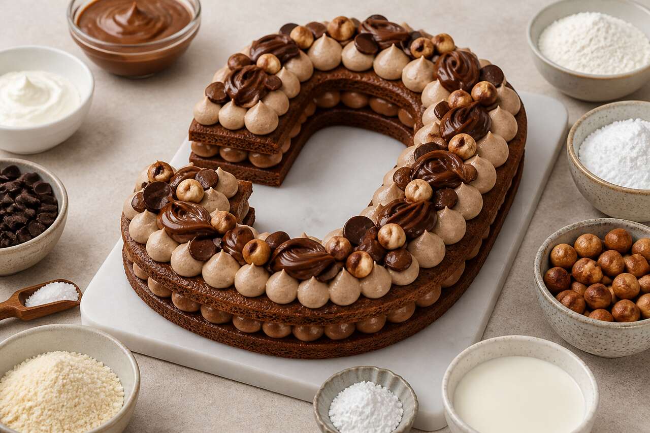 Recette de number cake au chocolat gianduja : le gâteau tendance facile à réaliser