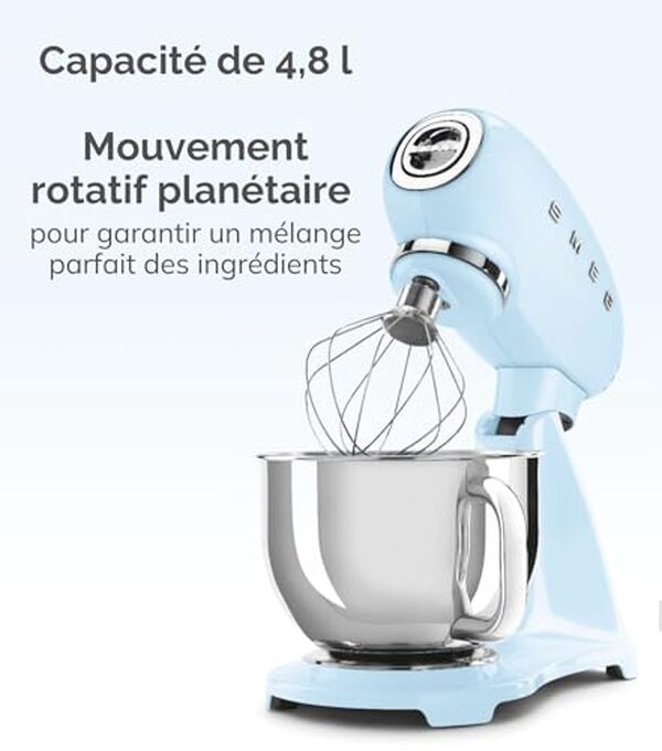 Découvrez notre test détaillé du robot pâtissier Smeg SMF03PGEU 800W. Performance, design et fonctionnalités analysés pour vous aider à choisir.