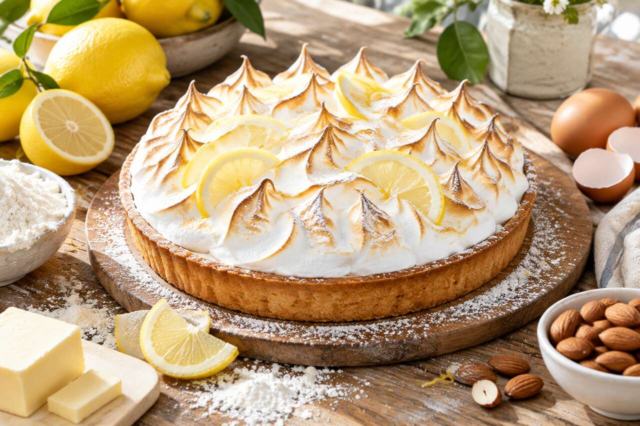 Tarte au citron meringuée inspirée de Pierre Hermé