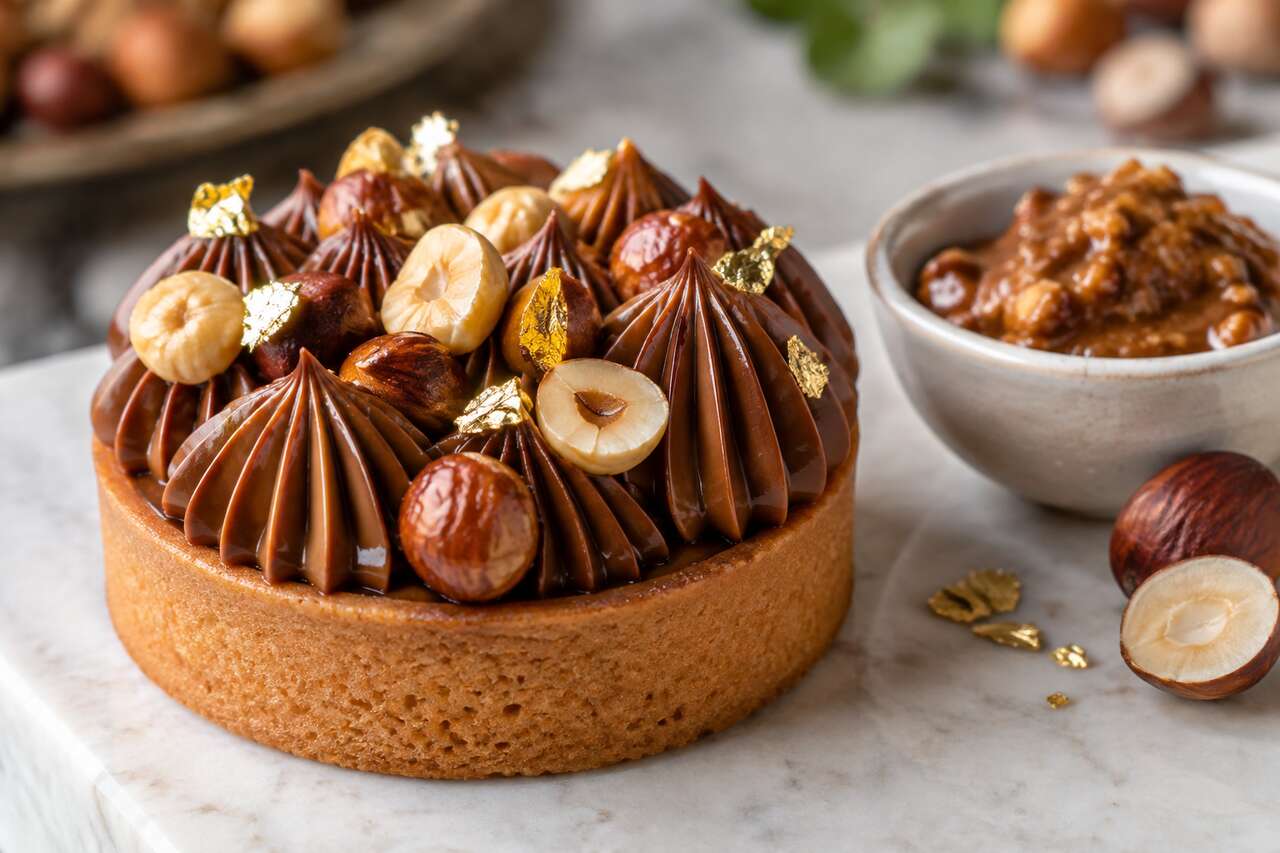 Recette de tartelette noisette de Ludovic Fontalirant