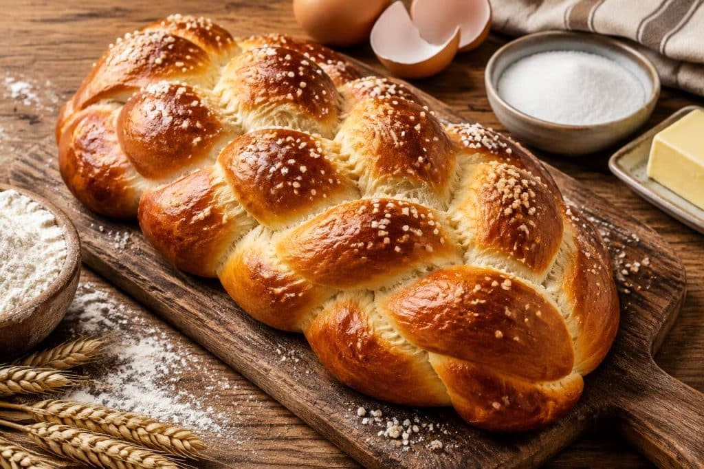 Recette de brioche tressée moelleuse et facile