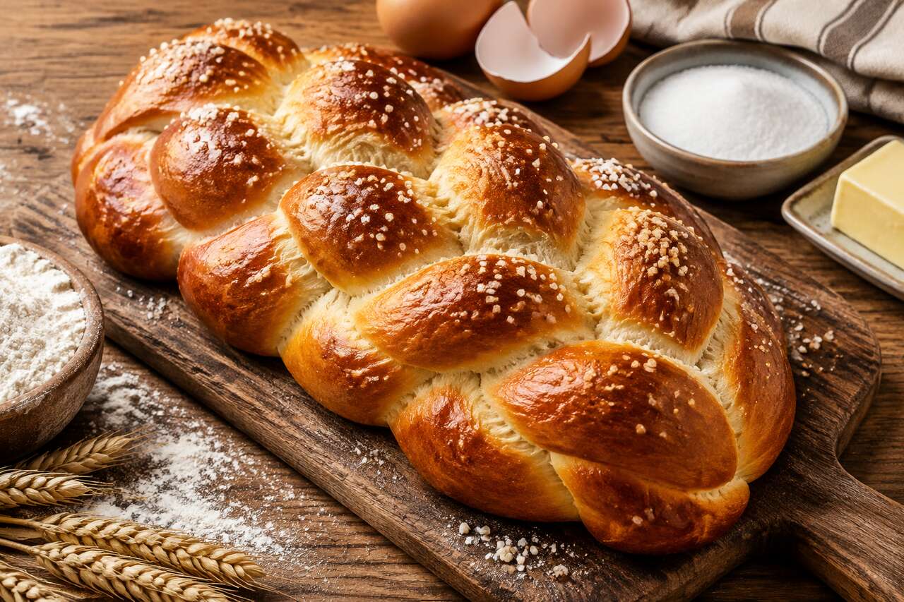 Recette de brioche tressée moelleuse et facile