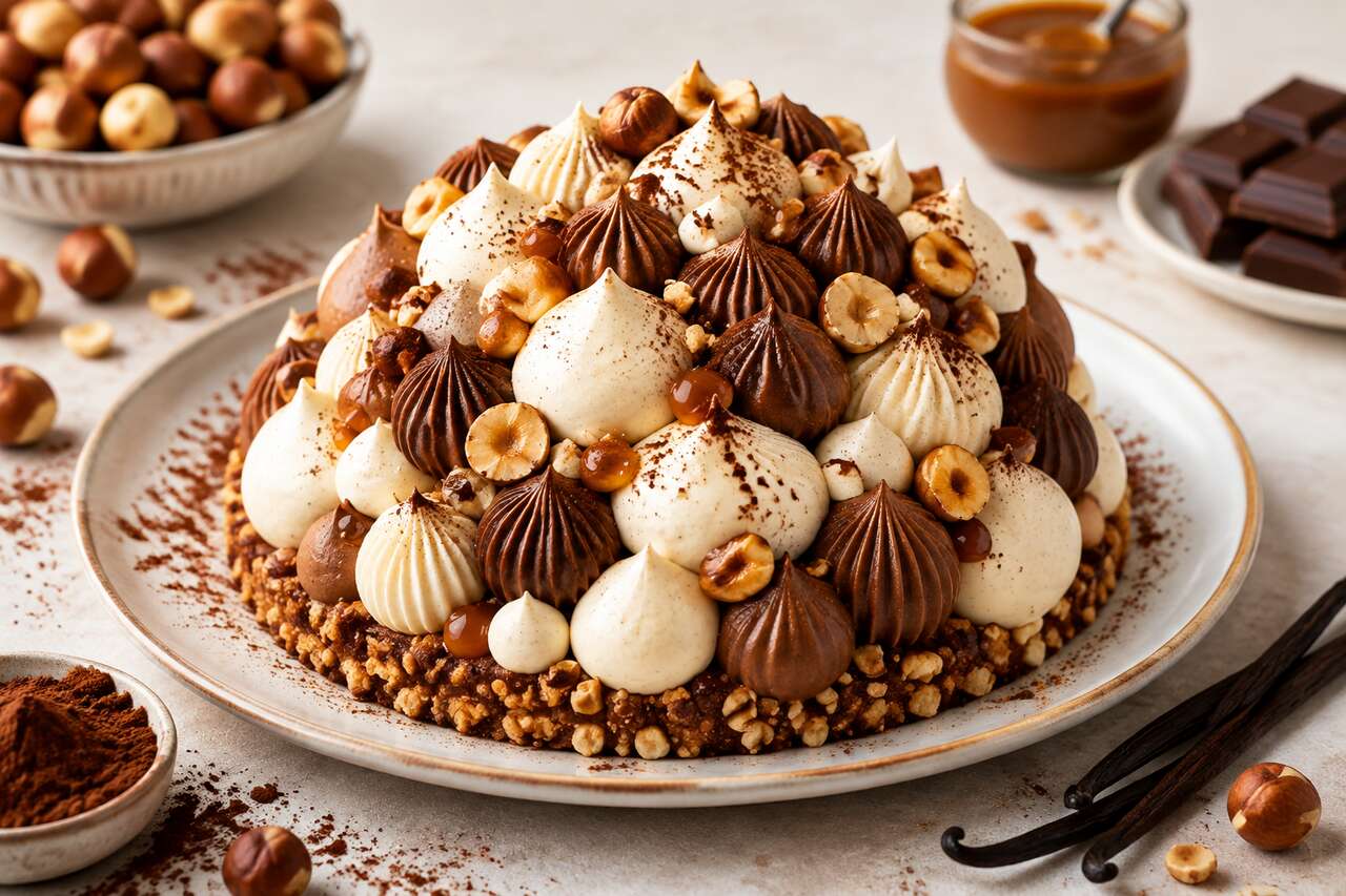 Recette du fantastik noisette, chocolat, caramel et vanille