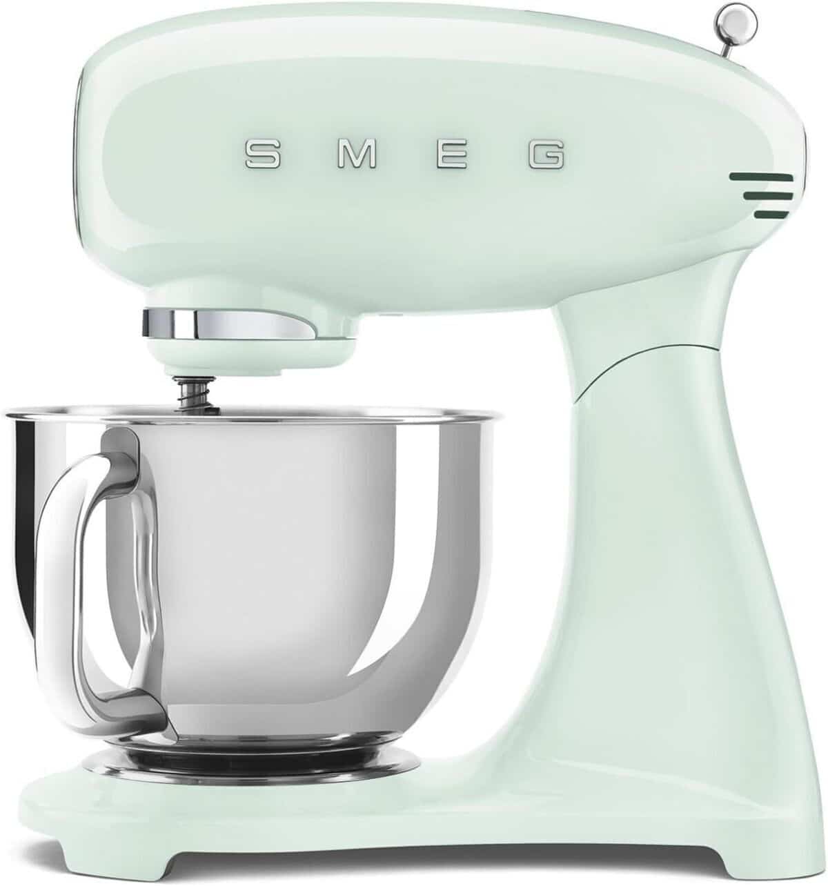 Test : robot pâtissier Smeg SMF03PGEU 800W vert d'eau