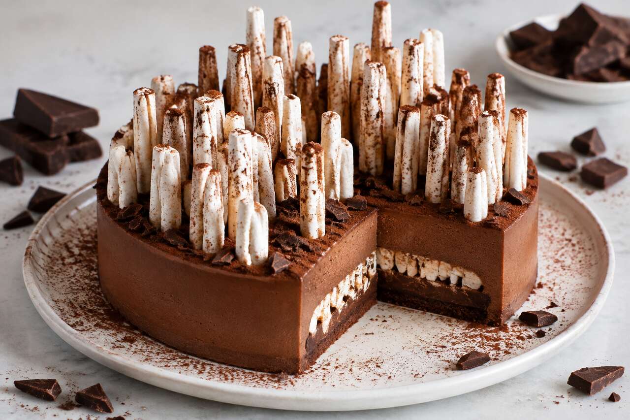 Recette du Concorde de Gaston Lenôtre : le gâteau tout chocolat