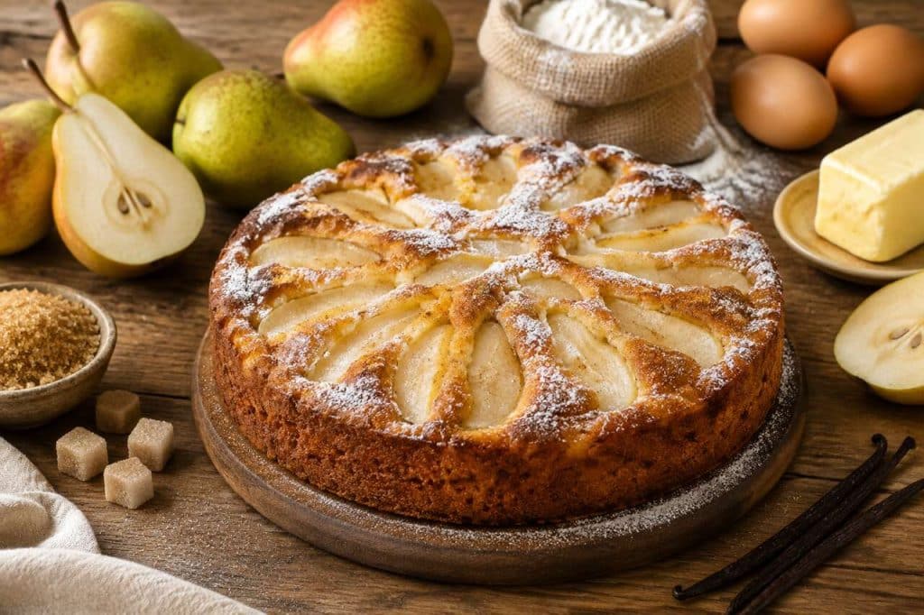 Recette du gâteau pépère aux poires