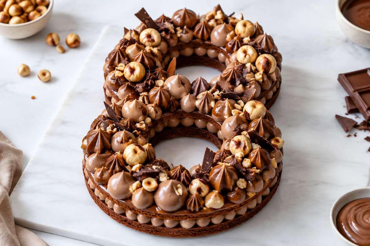 Recette du number cake au chocolat au lait et praliné noisette