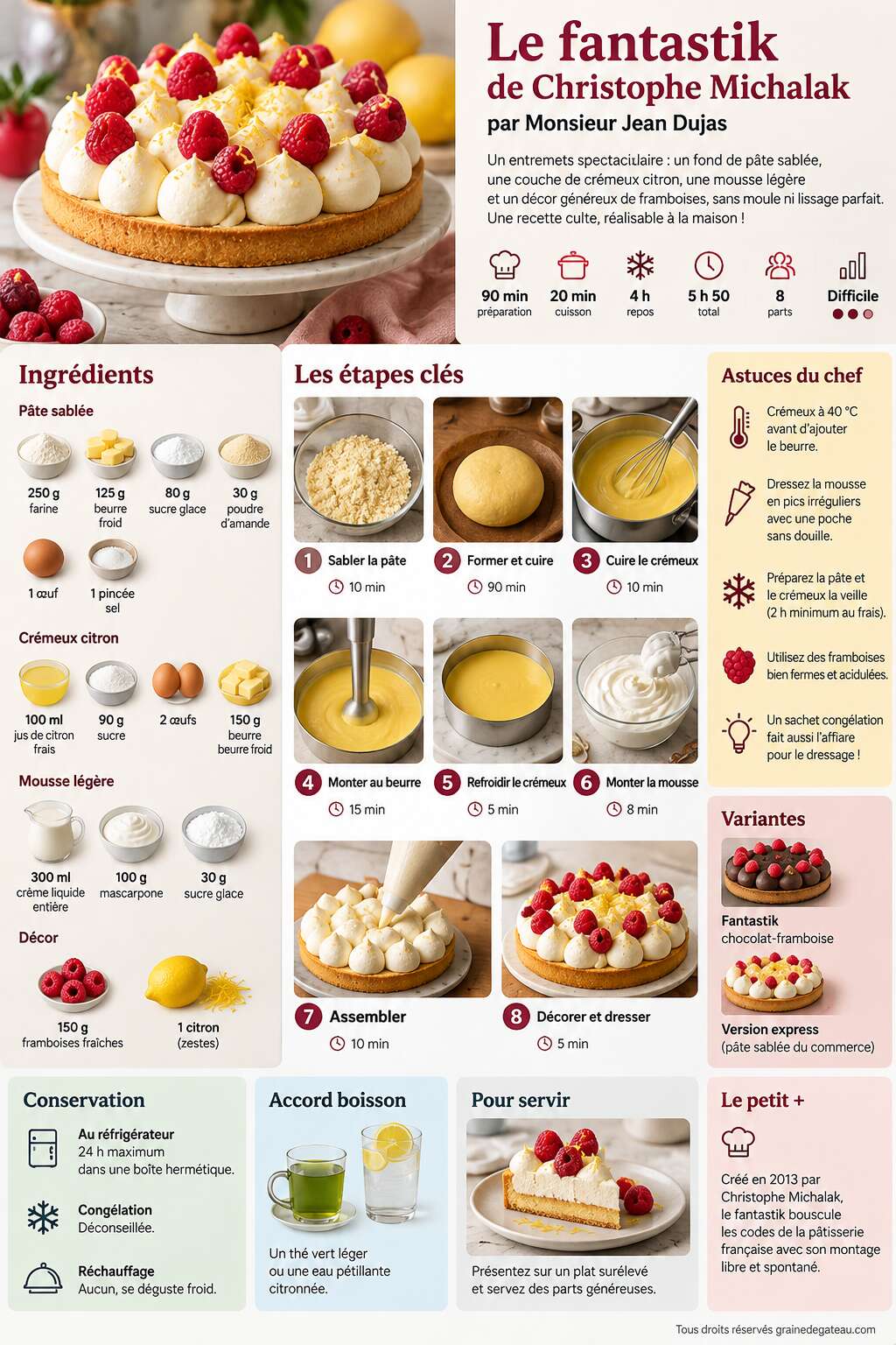 Fiche recette Recette du fantastik de Christophe Michalak par Monsieur Jean Dujas Fiche recette Recette du fantastik de Christophe Michalak par Monsieur Jean Dujas