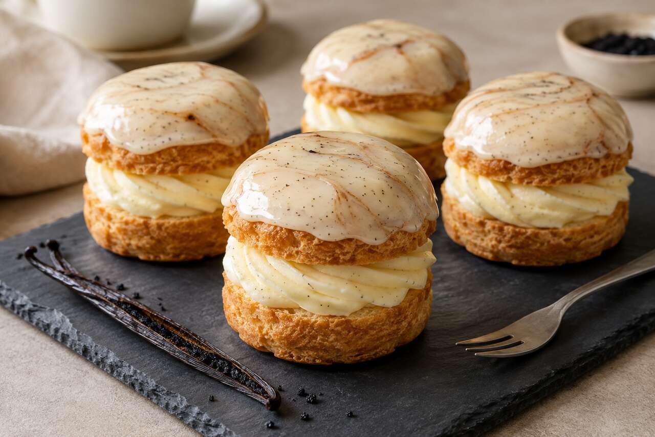 Recette du chou cylindrique 100 % vanille