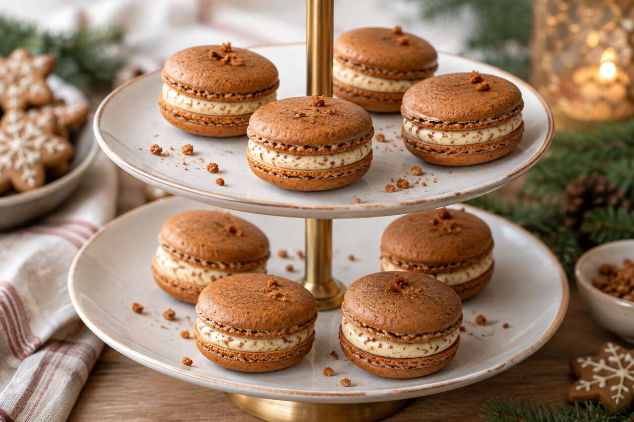 Recette de macarons au pain d'épices